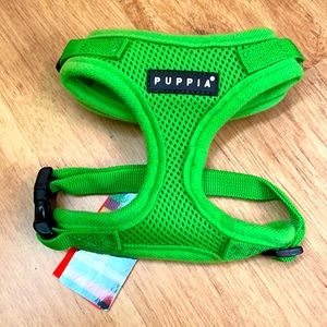 Puppia green dog harness